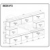 Гостиный набор BOX-F3 MiroMark (BX-F3-WB/BL) Гостиный набор BOX-F3 MiroMark (BX-F3-WB/BL)
