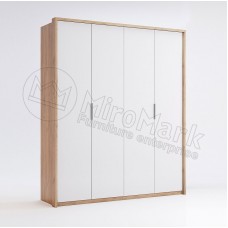 Шкаф Асти 4дв Без зеркал MiroMark (AS-24-WB)