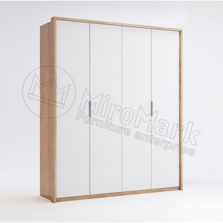 Шкаф Асти 4дв Без зеркал MiroMark (AS-24-WB) Шкаф Асти 4дв Без зеркал MiroMark (AS-24-WB)