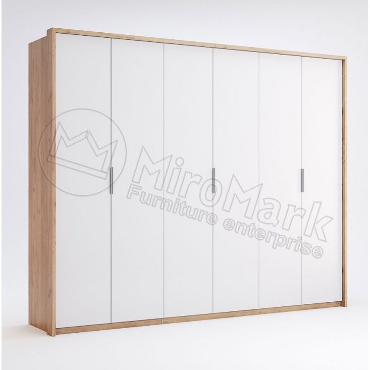 Шкаф Асти 6дв Без зеркал MiroMark (AS-26-WB) Шкаф Асти 6дв Без зеркал MiroMark (AS-26-WB)