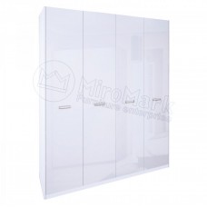 Шкаф Белла 4дв Без зеркал MiroMark (BL-24-WB/VN/BL)