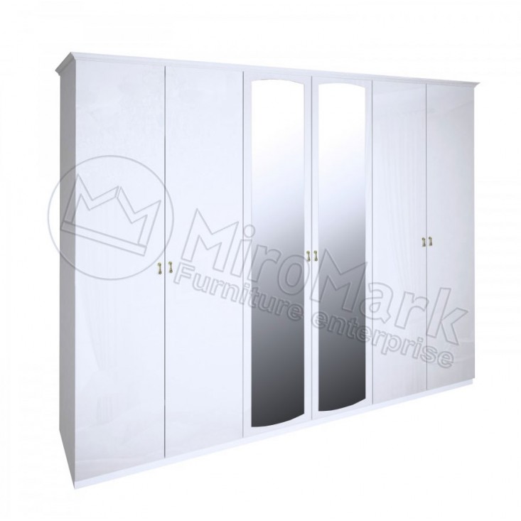 Шкаф Футура 6дв MiroMark (FT-16-PR/WB) Шкаф Футура 6дв MiroMark (FT-16-PR/WB)
