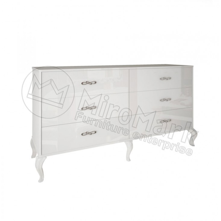 Комод Империя 6шх. MiroMark (MP-66-WB) Комод Империя 6шх. MiroMark (MP-66-WB)
