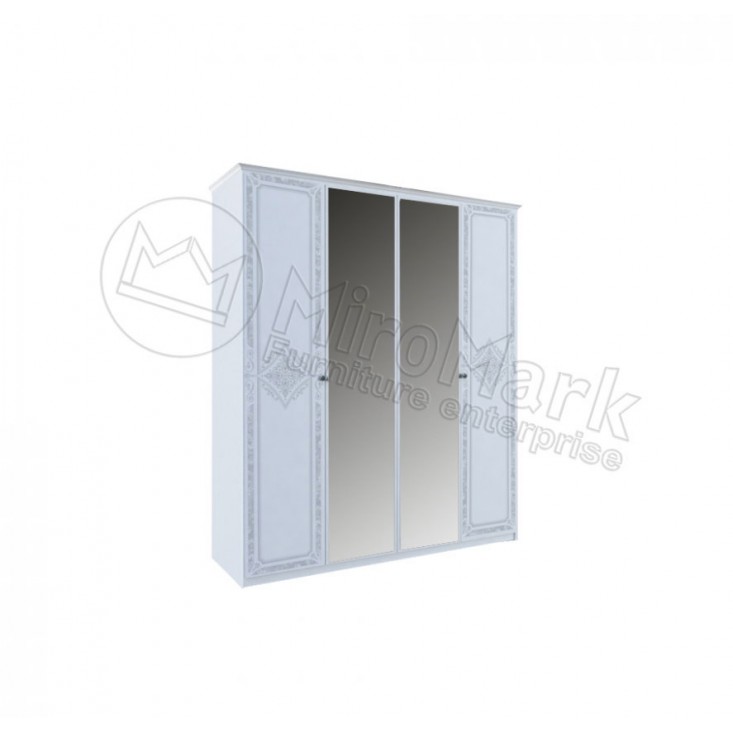 Шкаф Луиза 4дв MiroMark (LZ-14-WB) Шкаф Луиза 4дв MiroMark (LZ-14-WB)