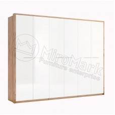 Шкаф Ники 6дв Без зеркал (Глянец) MiroMark (NK-26-WB) Шкаф Ники 6дв Без зеркал (Глянец) MiroMark (NK-26-WB)